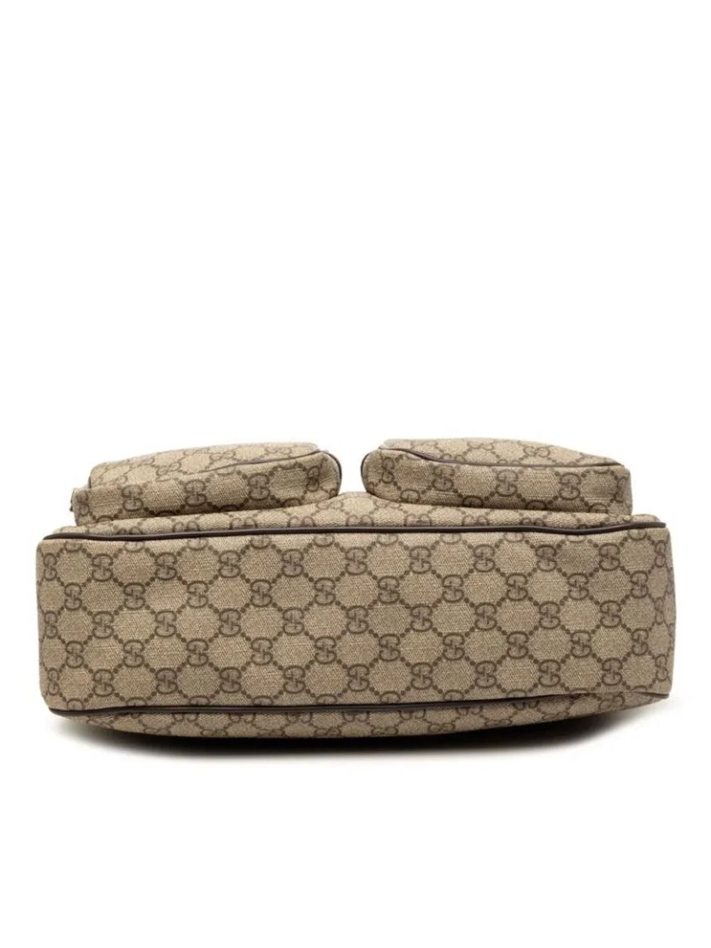★SOLD★ Gucci GG Supreme Crossbody Shoulder Bag Beige Brown Leather - Picture 3 of 7